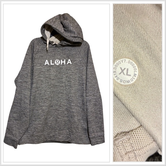 LIKE NEW Hawaii Lululemon City Sweat Pullover Hoodie Fleece Aloha Maui Exclusive
